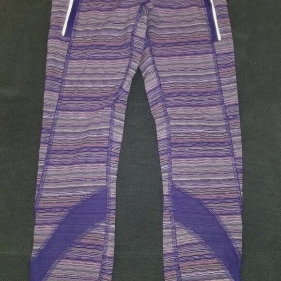 Lululemon Inspire Tight II (Mesh) Size 2 Space Dye Twist Iris Flower Pink Shell - Picture 11 of 16